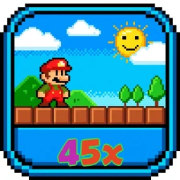 45x